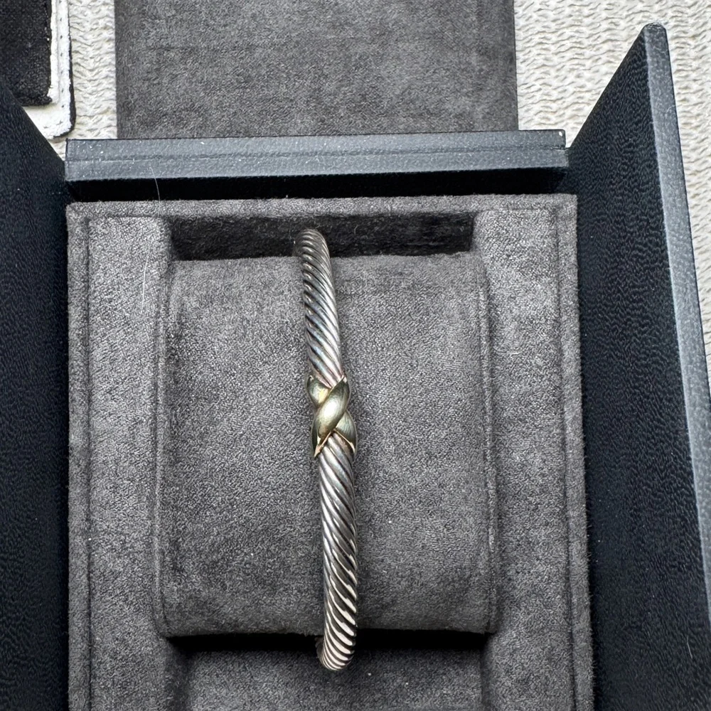 David Yurman Crossover Cable Bracelet 5mm Small - Picture 2 of 13